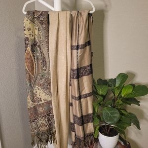 3 for $15, 5 for $20 Pashmina warm scarf lot